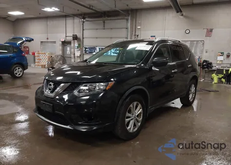 2016 Nissan Rogue Sv z USA, uszkodzony, nr VIN KNMAT2MVXGP650064